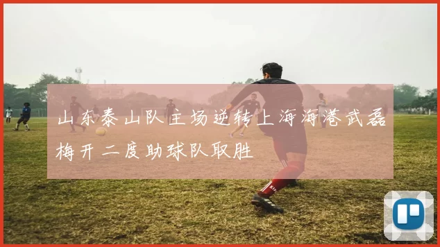 山东泰山队主场逆转上海海港武磊梅开二度助球队取胜